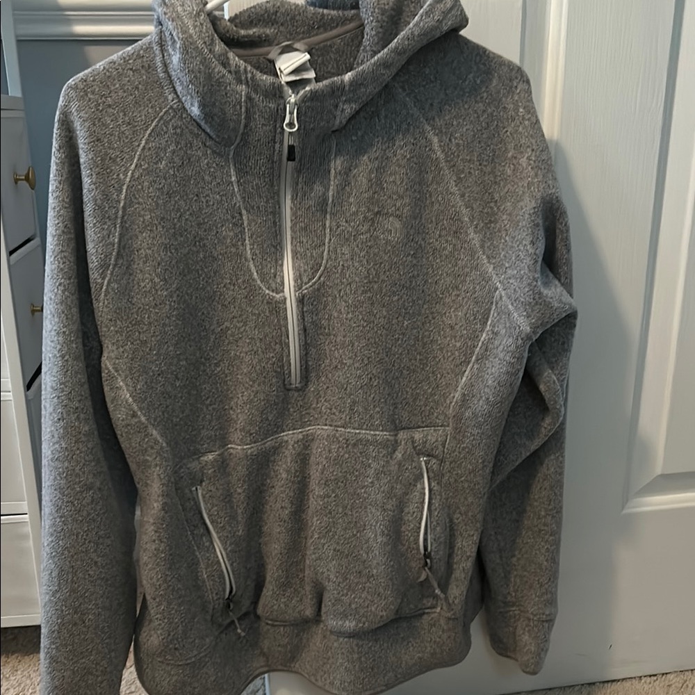 The North Face Gray Half-Zip Hoodie